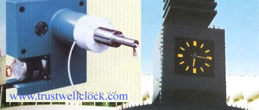Mechanism motor for 1.5m 2m 3m 3.5m large clocks with three hands- minute hand, hour hand and second