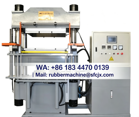 CE Certified PLC Controlled Hydraulic Rubber Vulcanizing Press Machine