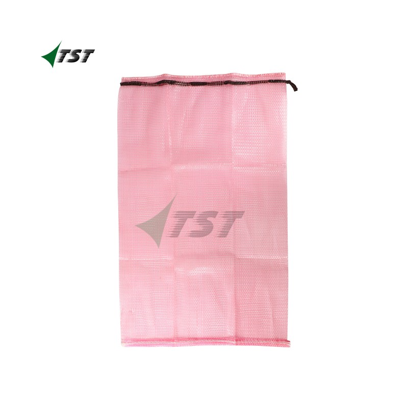Customized Pink Red Color 53x86 Mesh Bag For Onion For Mexico Market