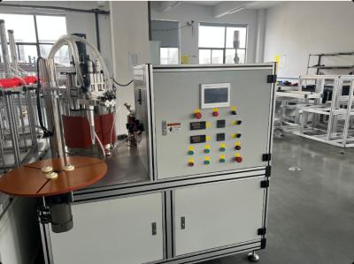 フィルターエンドキャップ AB 接着剤注入機