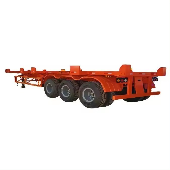 20FT 45FT Skeletal Used Semi 40FT Skeleton Container Chassis Trailer Semi-Trailer