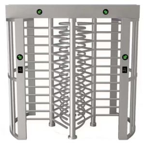 IP55 Full Height Turnstiles Commercial High Security Turnstile With RFID / QR