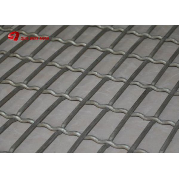 Высокотемпературная ячеистая сеть волнистой проволки нержавеющей стали замка сплетя после Кримптинг