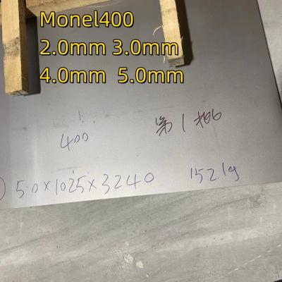 ASTM B127  Monel 400 Sheet Copper Nickel Alloy 400 (UNS N04400) Sheet and Plate Material