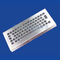 Teclado de escritorio industrial cepillado del acero inoxidable, teclado del metal IP65