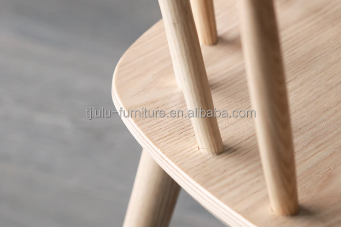 Personalización silla de comedor de tejido de reposabrazos de madera moderna para la mayor cantidad en restaurantes y hoteles