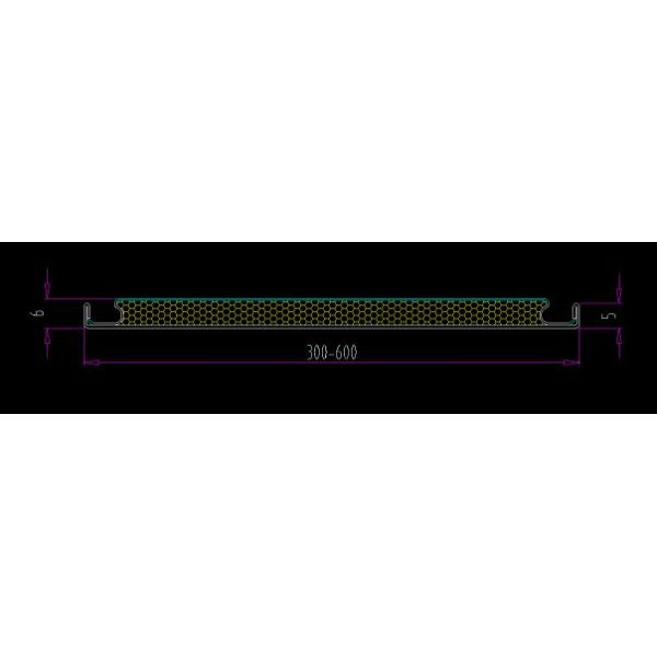 PU Sandwich Panel Line for Exterior Wall Aluminium Warm Keeping Panel