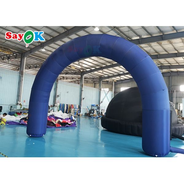 Голубой раздувной свод водоустойчивый для торжественного открытия событий Adversting