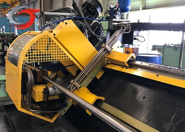 Aluminum 1500mm Flying Cold Saw , Carbon Steel Tube Cold Saw