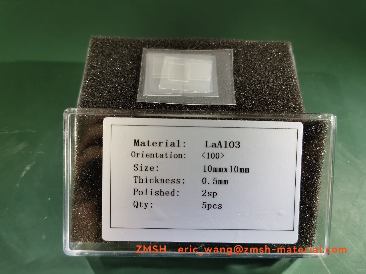 субстрат одиночного Кристл ЛАОСЦА вафель 0.5mm LaAlO3 Кристл
