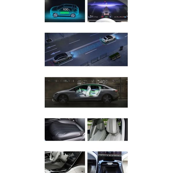 High Speed Electric Vehicle Energy Electric B-ENZ EQE 2022 350 Deluxe 4 Wheels Transport