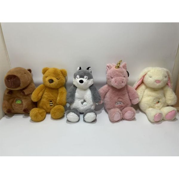 Interactive Singing & Breathing Animal Plush Toy for Babies