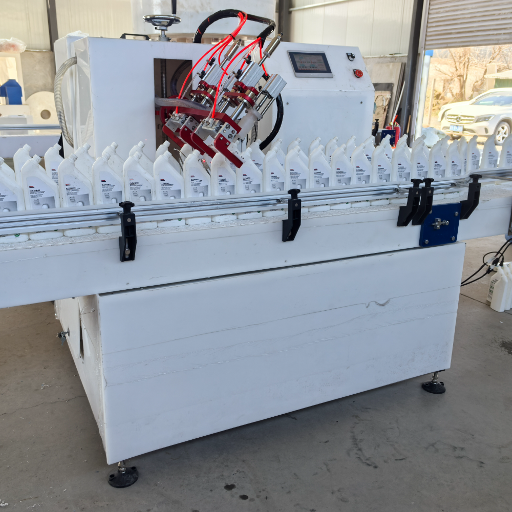 Small Automatic Liquid Detergent Filling Machine for Acidic and Corrosive Chemicals