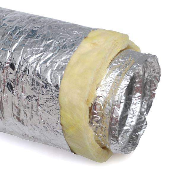 Aluminum Foil And Fiberglass Insulation insulated ducting For AC Insulated Duct Systems