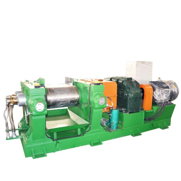 PLC Controlled Automatic Rubber Crusher and Cracker Mill with Customized Weight for Reclaimed Rubber Processing