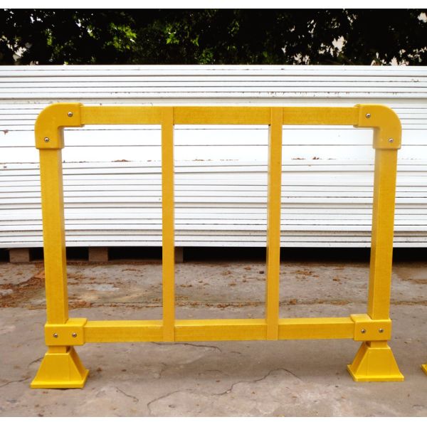 Chemical Resistant Pultruded GFRP Handrail Fence Insulated for Maximum Protection