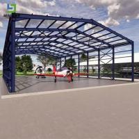 Facile à construire et peu coûteux Hangar de structure en acier préfabriqué entrepôt de stockage de bâtiments de stockage volaille poulet ferme de volaille hangar de vache laitière hangar