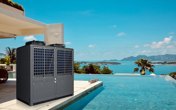 Нагреватель воды теплового насоса R410a источника воздуха SUNRAIN 90KW коммерчески