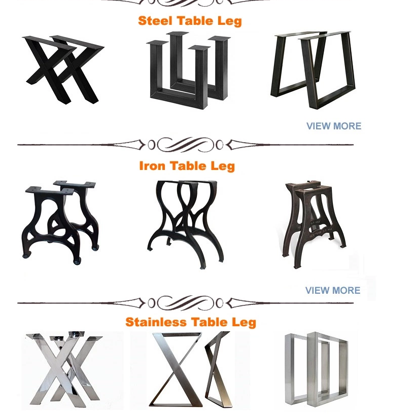 Нержавеющая сталь Пьедестал Столовые ножки Внутренняя инспекция для индивидуальной мебели