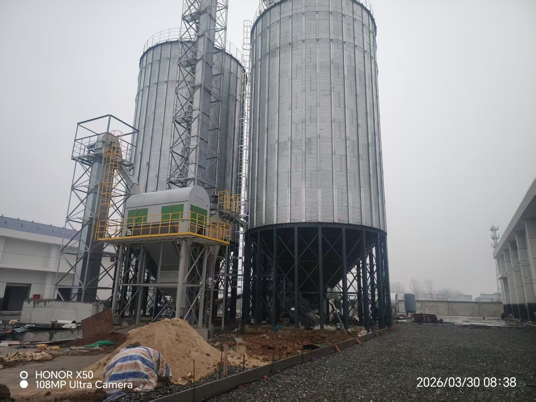 Good anti‑corrosion performance and long service life safe grain storage and reduced material loss