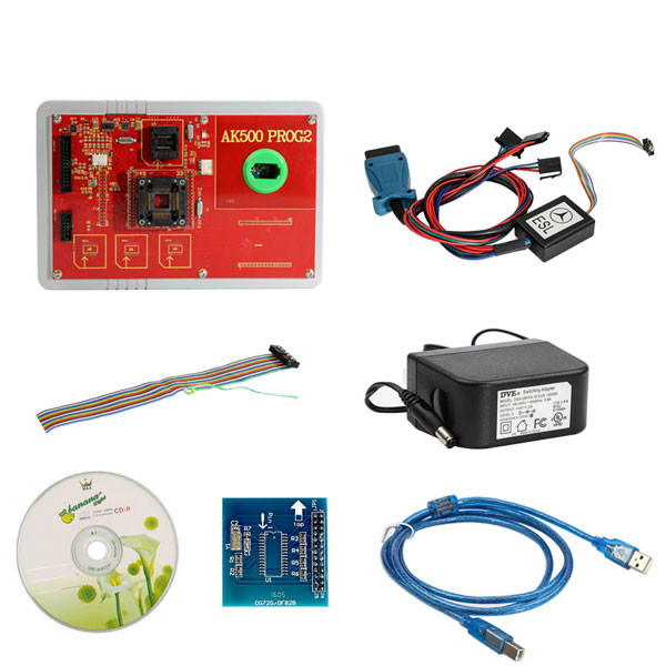 English Language Car Transponder Key Programmer AK500 PRO2 XP Computer System