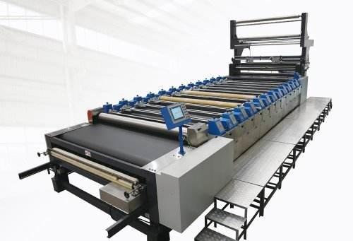 Automatic Rotary Screen Printer Textile Fabric Machine 10500x1800x1720mm