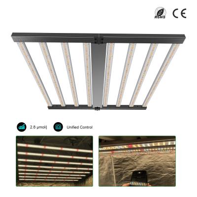 720W 4x4  Hydroponics LED Grow Lights 10V Dimming