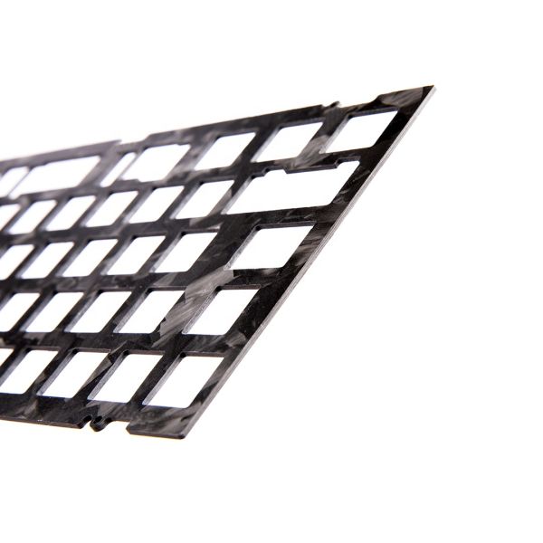 caixa moldando do teclado da fibra do carbono das peças de fibra 18K do carbono de 0.05mm