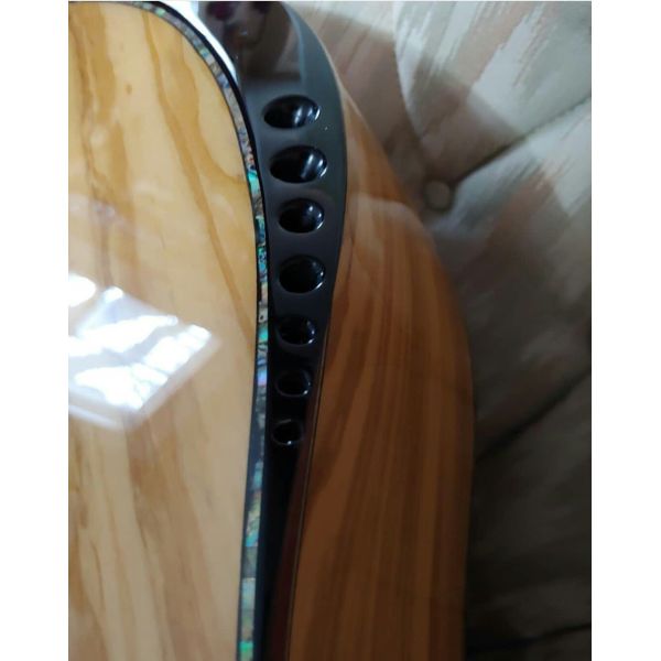 AAAA custom guitar all solid imported Olive wood Ryans style guitar customize handmade acoustic guitar