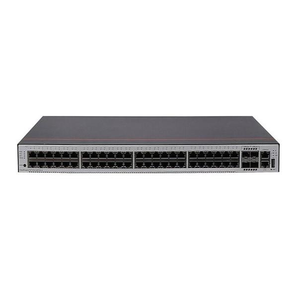 1U Chassis Height S5735-L48T4S-A 48*10/100/1000BASE-T Ports 4*GE SFP Ports AC Power Switch