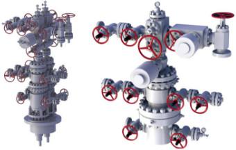 Well Drilling Oil Wellhead Equipment Assembled Thermal Wellhead Oil Medium