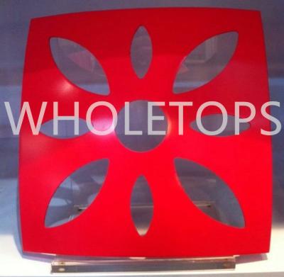Irregular Decorative Holes Perforated Aluminum Sheet By CNC Machining