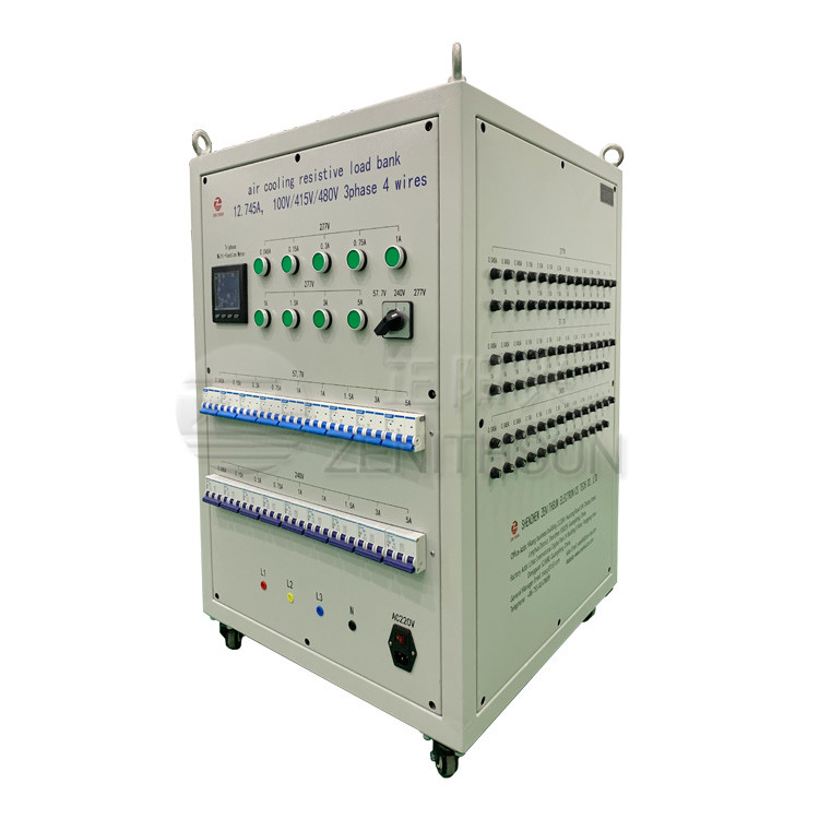 Регулируемый банк активной нагрузки 100kW 415Vac Triphase для испытывать генератора