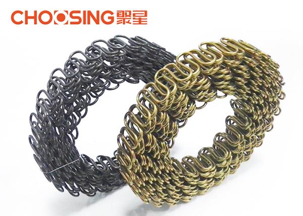 Rust Resistant Replacement Furniture Springs , Upholstery Strap Springs Arc Height 8cm - 15cm