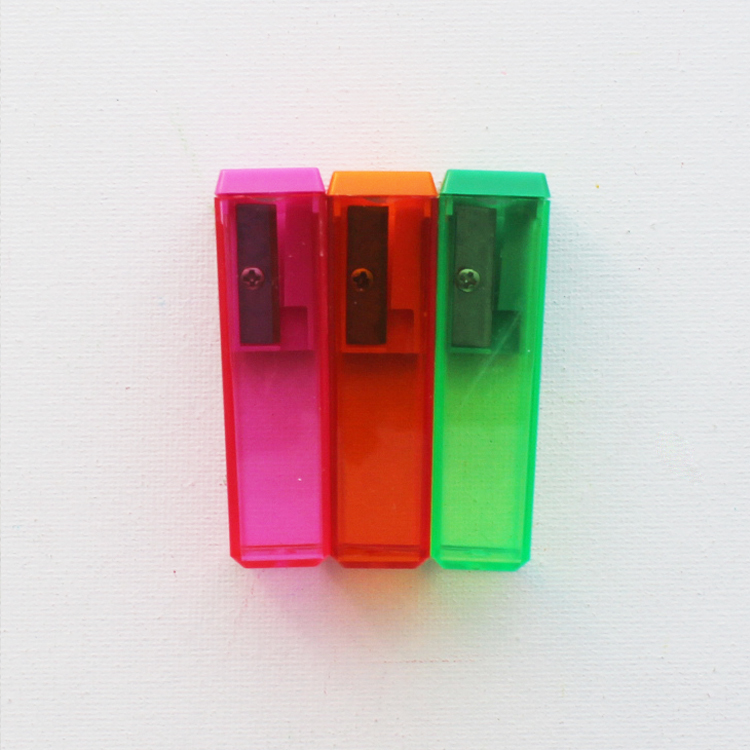 wholesale reliable quality multicolor single hole mini pencil sharpener