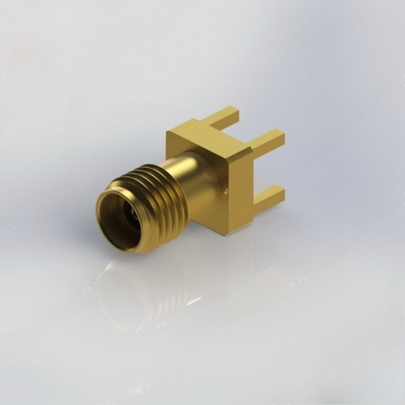 2,92 женский коаксиловый разъем RF до отверстие 40GHz Amphenol 1521-60210