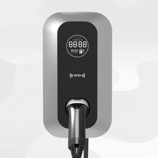 Station de recharge de véhicules électriques à courant alternatif de 7 kW en extérieur IP65 Protection certifiée CE