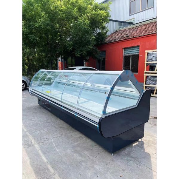 Antiwear 580W Hot Food Display Cases , Soundless Commercial Deli Refrigerator