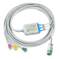 Cable de ECG de uma peça Zoll e fios de condução Cable de ECG de 6 pines Cable de ECG de 3 canais
