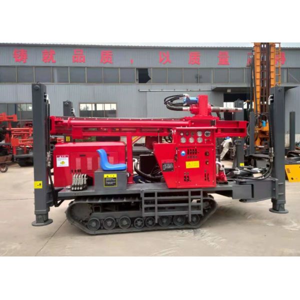 Perforación neumática Rig Fully Automatic Agricultural Equipment de la roca de la correa eslabonada