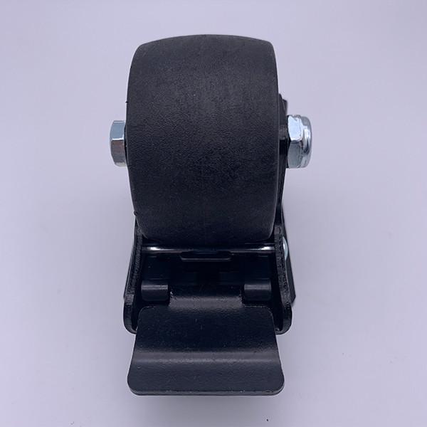 75mm Low Profile Swivel Nylon Swivel Casters With Brake For Heavy Machine