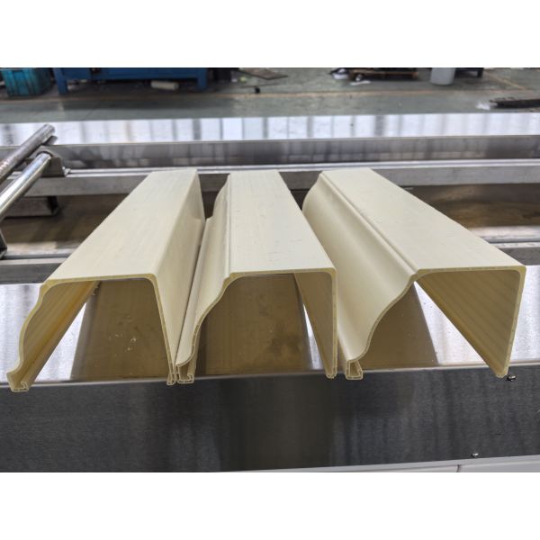 Shenzhen HYPET PVC/Plastic Square/Half Round Rain Gutter Production Line Half Round Rain Water Gutter Machine Manufacturer