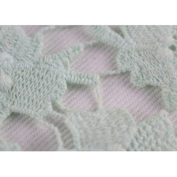 Шнурок Венеции гипюра вышивки ткани 3Д шнурка химического полиэстера умирая для платья