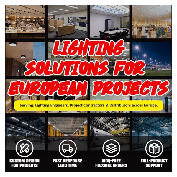 Industrial LED Triproof Light IP65 Waterproof with 50,000 Hours Lifespan and 120-150 lm/W Efficiency