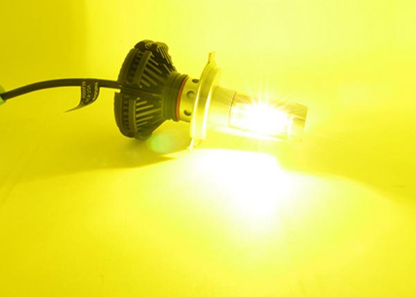 All In One ZES Chips X3 Auto Brightest Led Headlight Bulbs Conversion Kit 50 Watt DC 12 - 24V