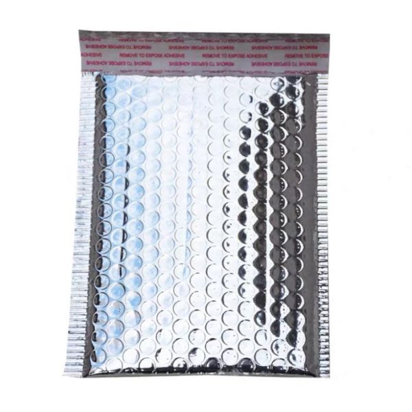 Durable Metallic Bubble Wrap Envelopes , Custom Printed Bubble Envelopes