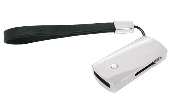 Mini metal usb with lanyard leather lanyard best price 2G 4G 8G