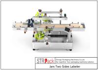 Two Sides Jar Labeling Machine Self Adhesive Sticker