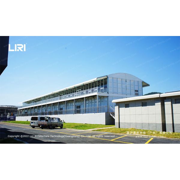 China Big 6061 Aluminum Outdoor Event exhibition Tents With Glass And ABS Walls