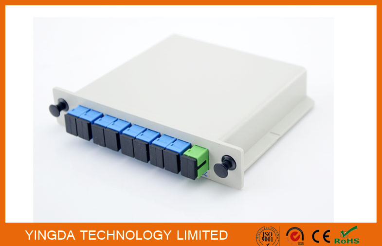 Модуль Splitter 1x8 LGX PLC оптического волокна, тип вставки терминальной коробки оптического волокна CATV
